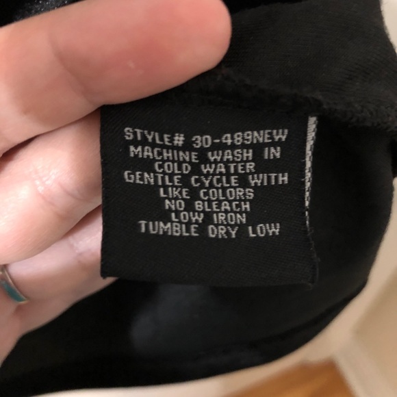 Vintage Black Velvet Cocktail Mini Dress - Picture 6 of 6